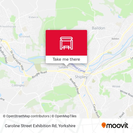 Caroline Street Exhibition Rd map