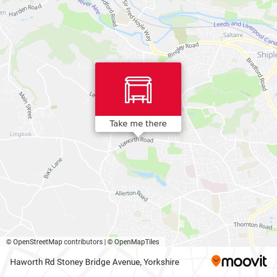 Haworth Rd Stoney Bridge Avenue map