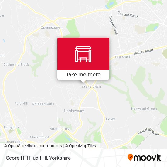 Score Hill Hud Hill map