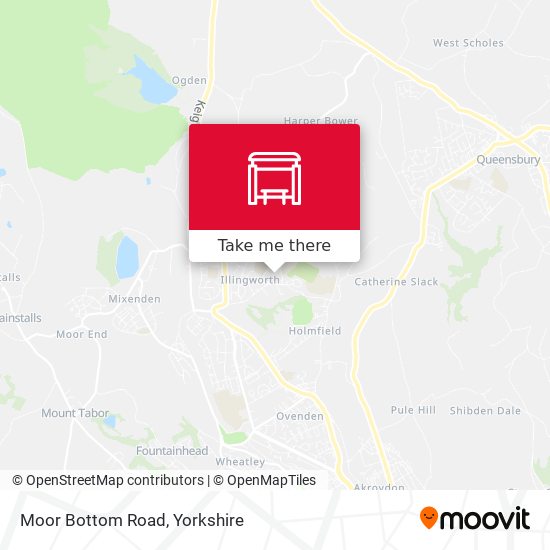 Moor Bottom Road map