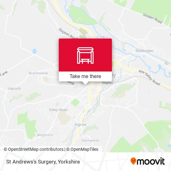St Andrews's Surgery map