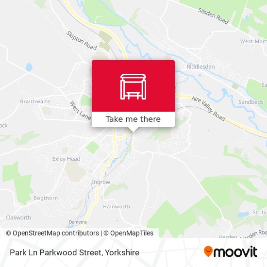 Park Ln Parkwood Street map