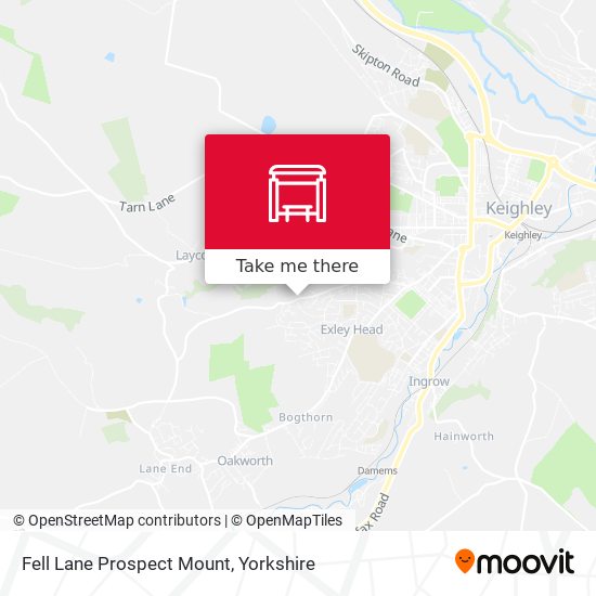 Fell Lane Prospect Mount map