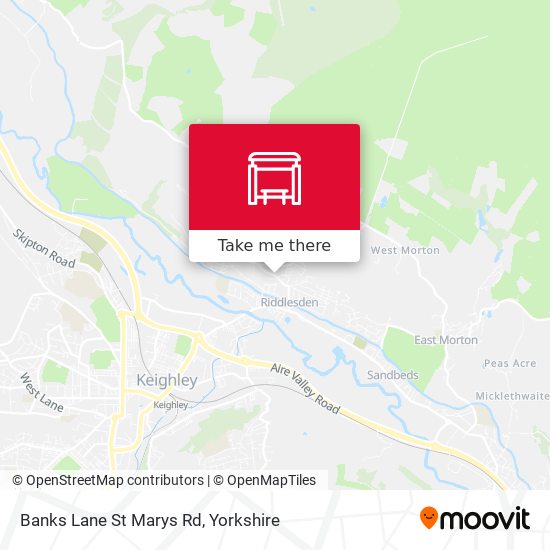 Banks Lane St Marys Rd map