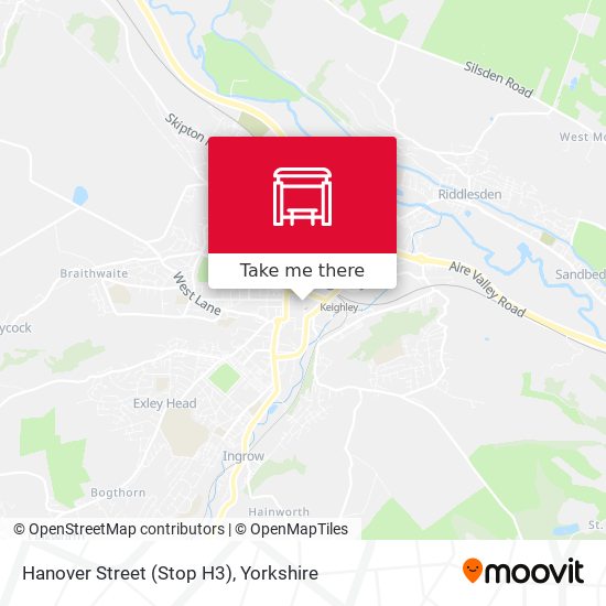 Hanover Street (Stop H3) map