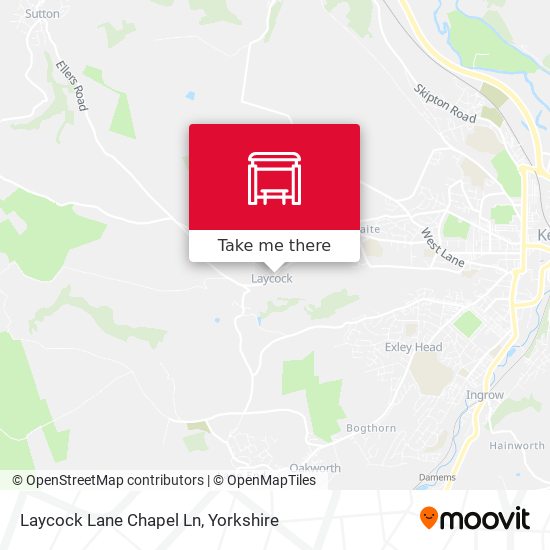 Laycock Lane Chapel Ln map