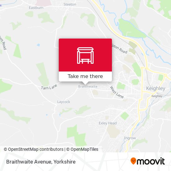 Braithwaite Avenue map