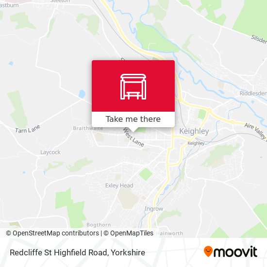 Redcliffe St Highfield Road map