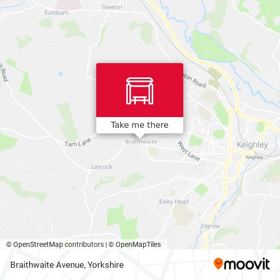 Braithwaite Avenue map