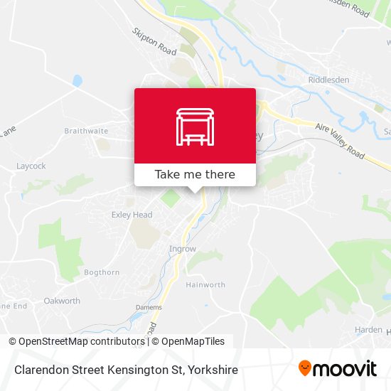 Clarendon Street Kensington St map