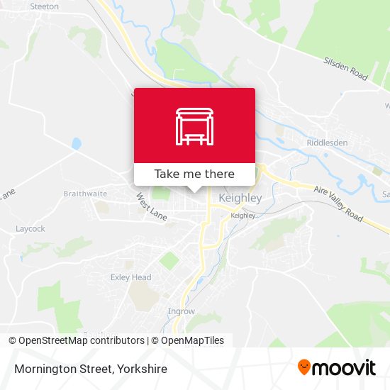 Mornington Street map