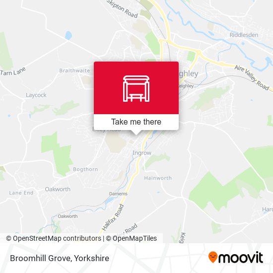 Broomhill Grove map