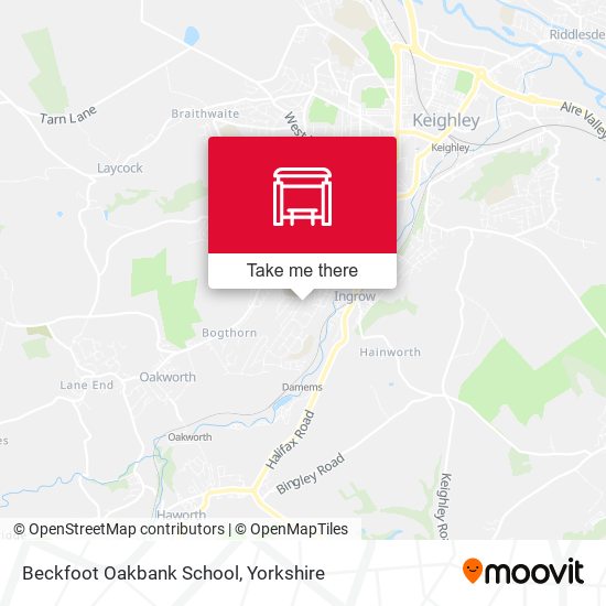 Beckfoot Oakbank School map