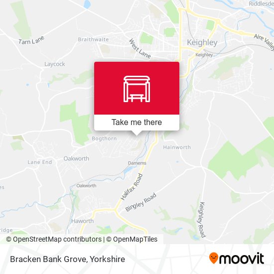 Bracken Bank Grove map