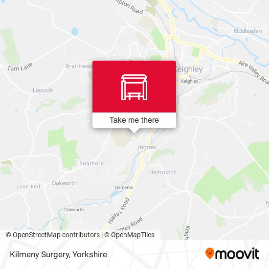 Kilmeny Surgery map