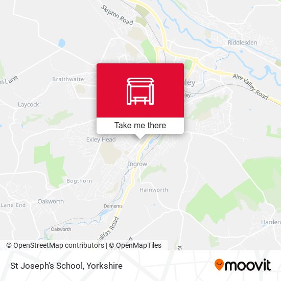 St Joseph's School map