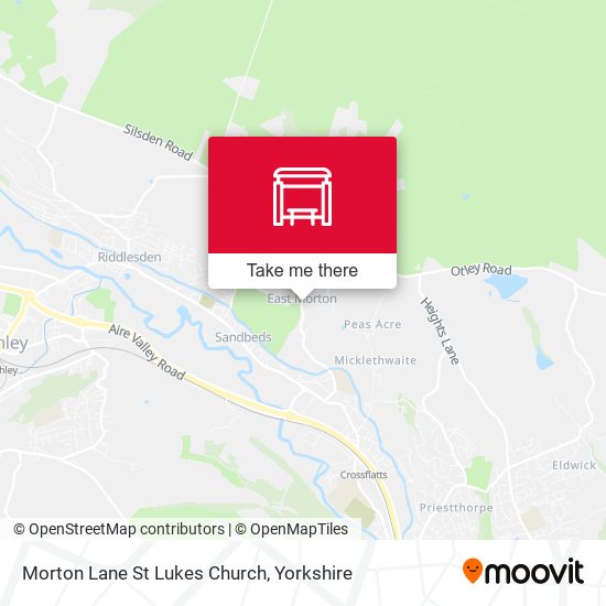 Morton Lane St Lukes Church map