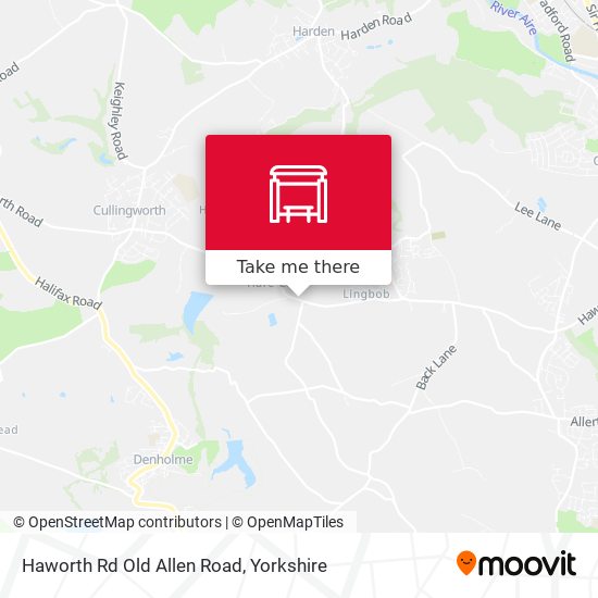 Haworth Rd Old Allen Road map