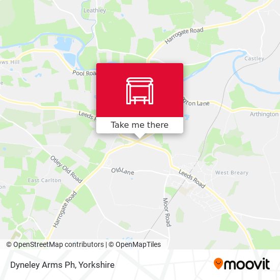 Dyneley Arms Ph map