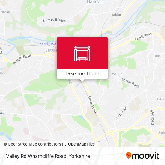 Valley Rd Wharncliffe Road map