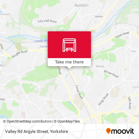 Valley Rd Argyle Street map