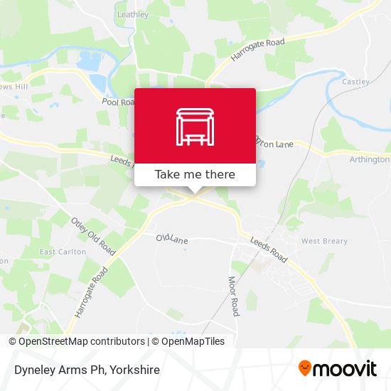 Dyneley Arms Ph map