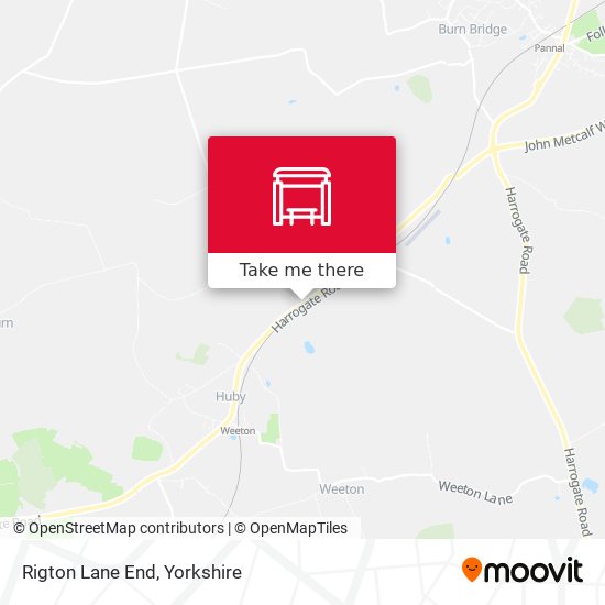 Rigton Lane End map