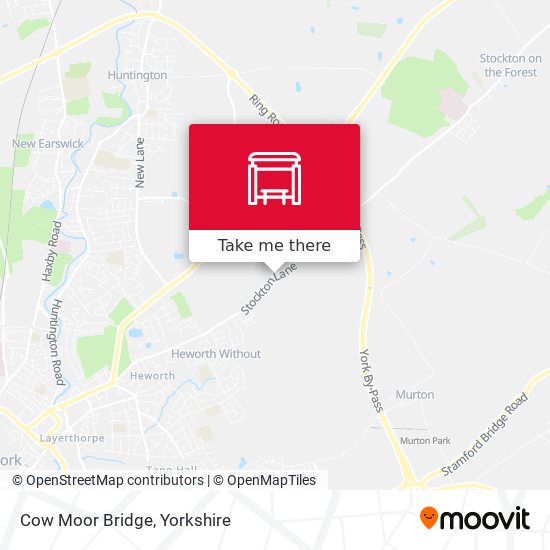 Cow Moor Bridge map