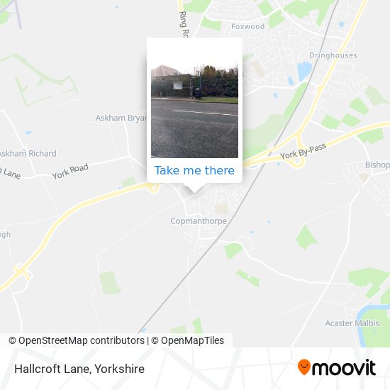 Hallcroft Lane map