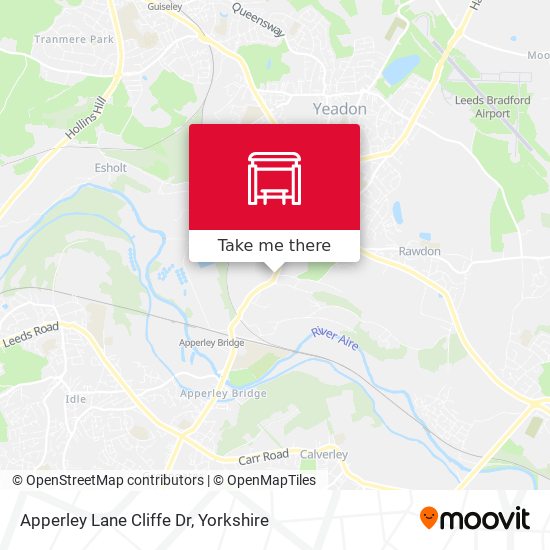 Apperley Lane Cliffe Dr map