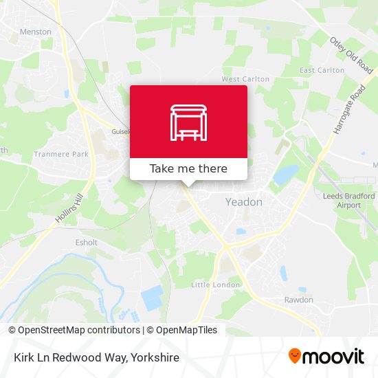 Kirk Ln Redwood Way map