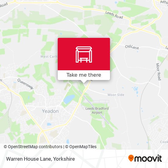 Warren House Lane map