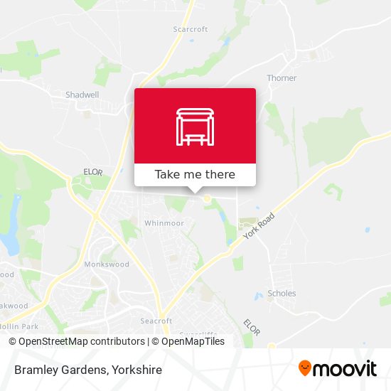Bramley Gardens map