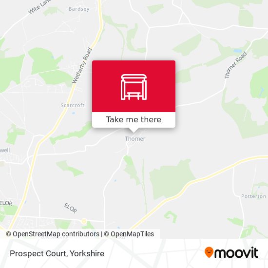 Prospect Court map