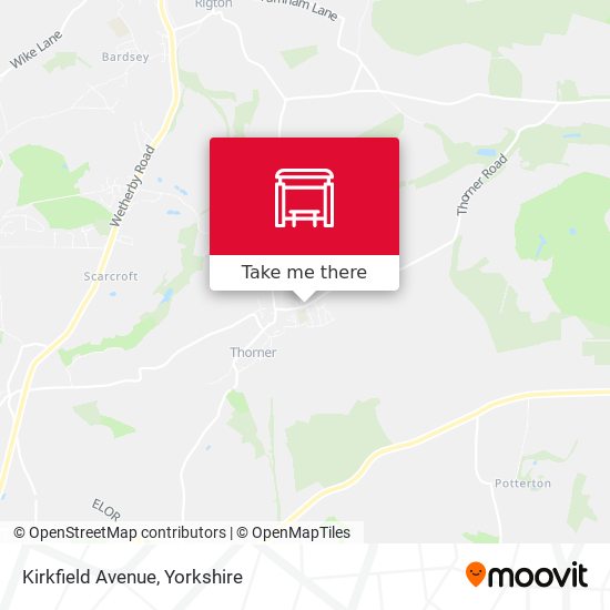 Kirkfield Avenue map