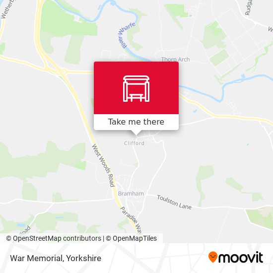 War Memorial map