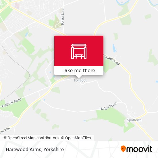 Harewood Arms map