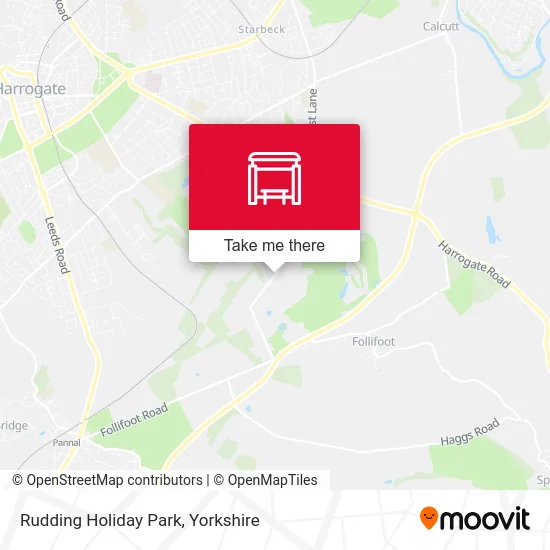 Rudding Holiday Park map