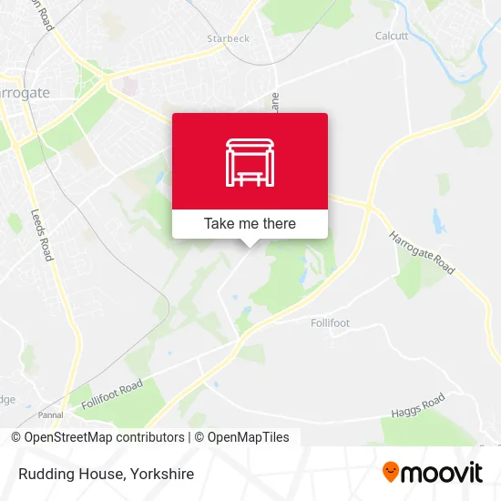 Rudding House map