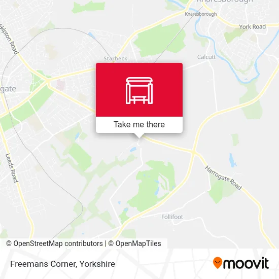 Freemans Corner map