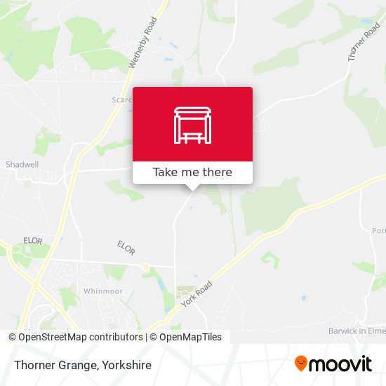 Thorner Grange map