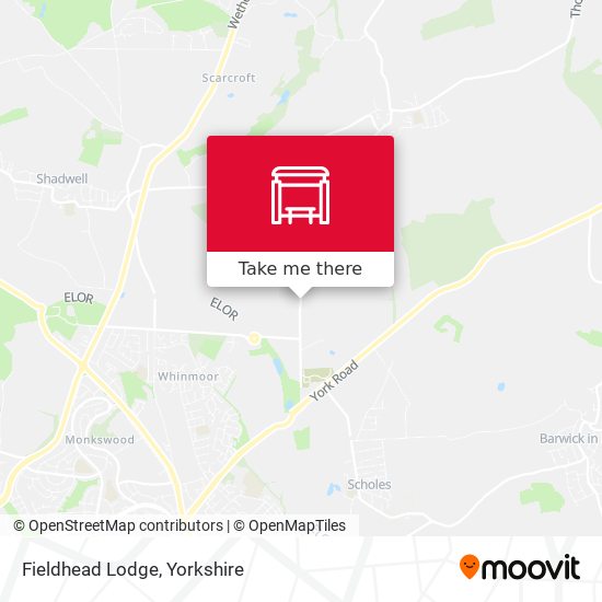 Fieldhead Lodge map