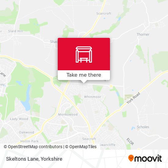 Skeltons Lane map