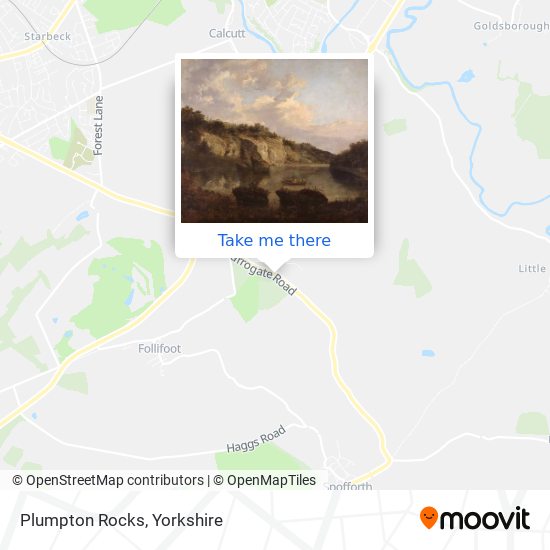 Plumpton Rocks map