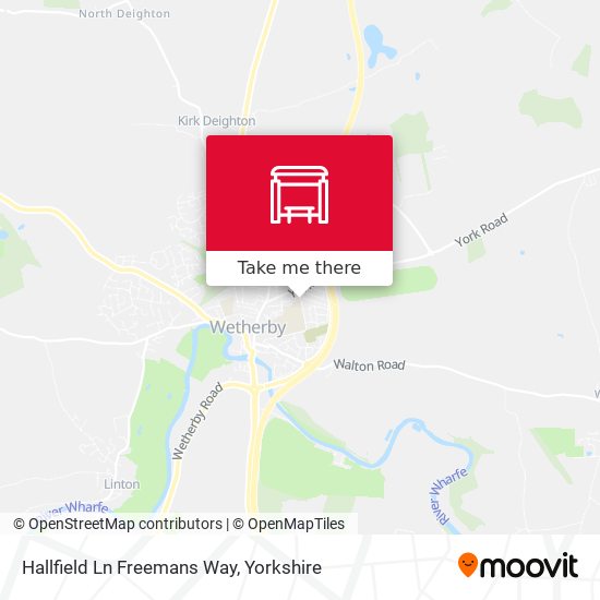 Hallfield Ln Freemans Way map