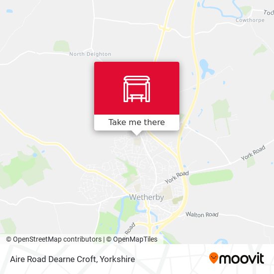 Aire Road Dearne Croft map
