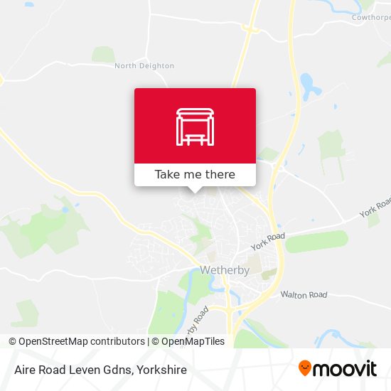 Aire Road Leven Gdns map