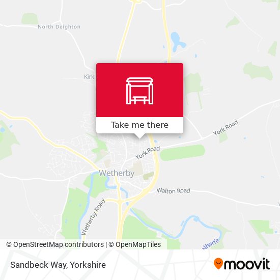 Sandbeck Way map