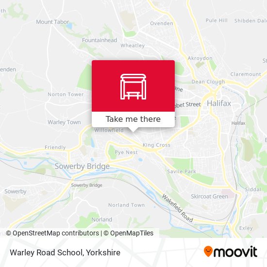 Warley Road School map
