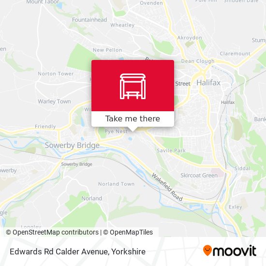 Edwards Rd Calder Avenue map